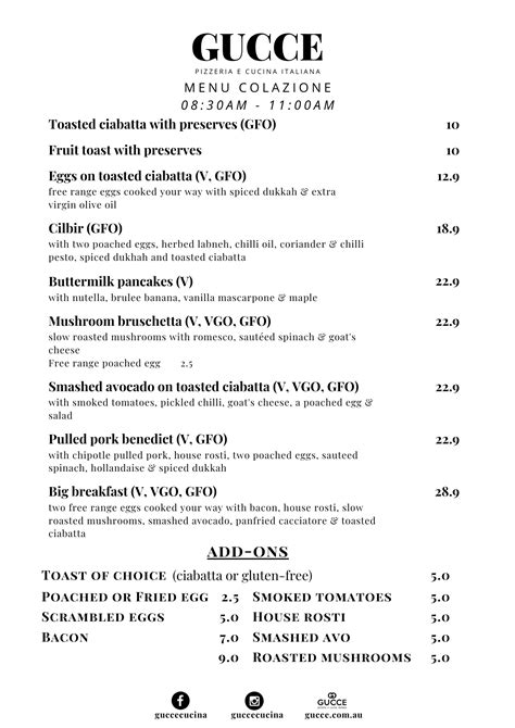 gucci restaurant applecross|gucce applecross menu.